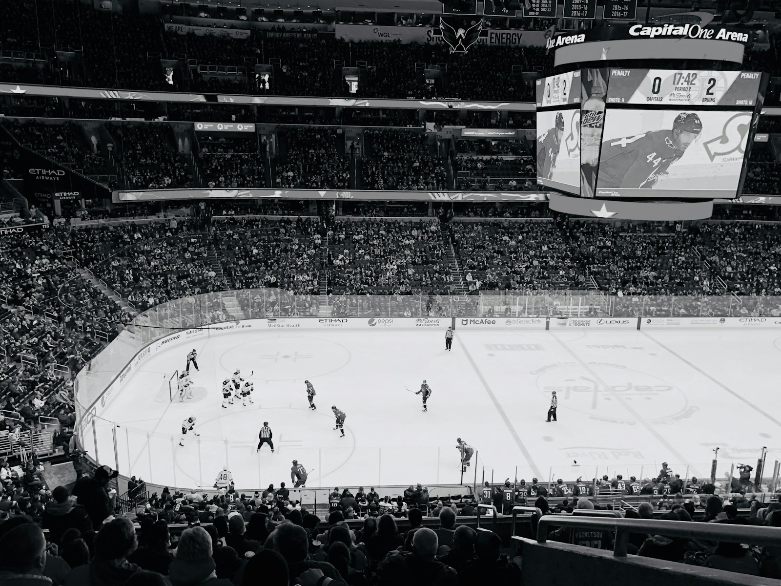 NHL hockey game — the DartsMEDIA event effect